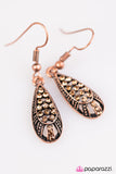 Dropping Perfection - Copper Earring