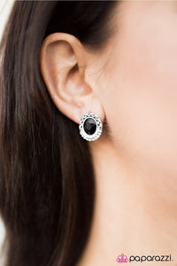 Go Go GLITTER - Black Post Earring - Box 2 - Black