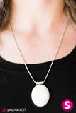 Lounging At The Lagoon - White Necklace - Box 8 - White