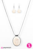 Lounging At The Lagoon - White Necklace - Box 8 - White