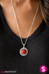 Born To Roam - Red Necklace - Box 4 - Red