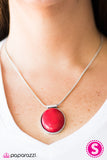 Lounging At The Lagoon - Red Necklace - Box 2 - Red