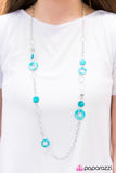 Colorfully Caribbean - Blue Necklace - Box 4 - Blue