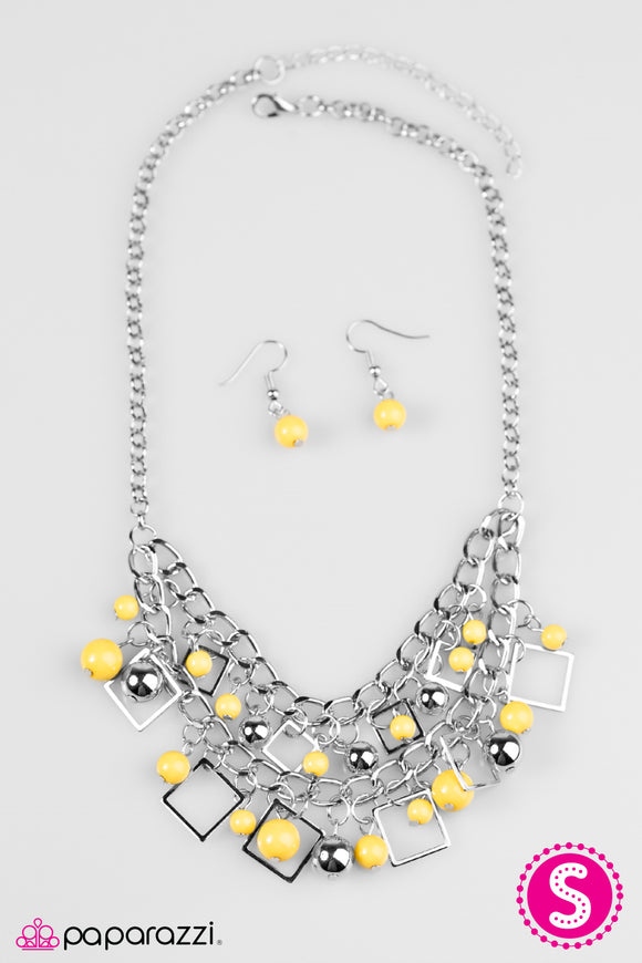 Finally FRAME-ous - Yellow Necklace - Box 3 - Yellow