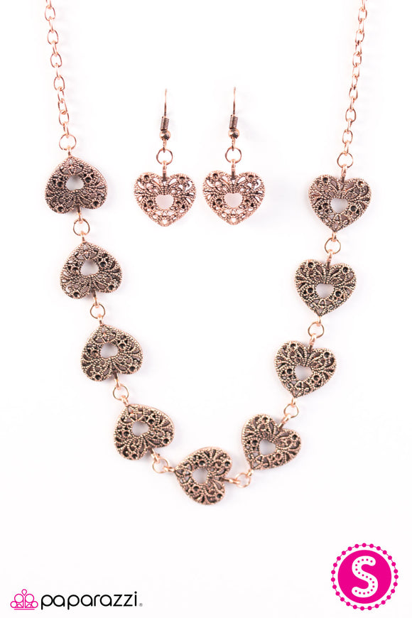 Heart's Harmony - Copper Necklace - Box 5 - Copper