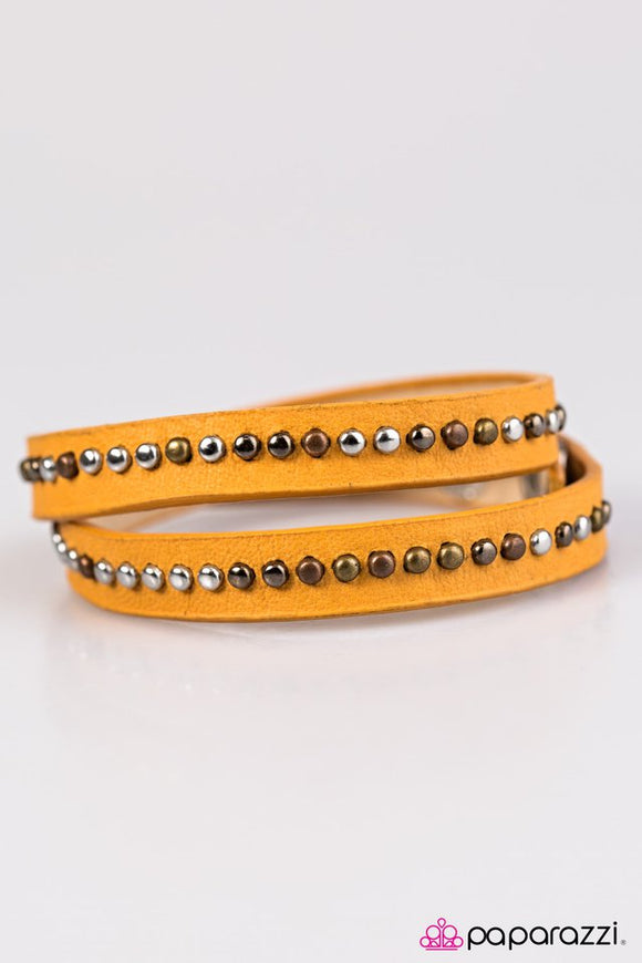 Cowgirl Up - Yellow Urban Bracelet