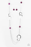 Keepin It Cali - Purple Necklace - Box 5 - Purple