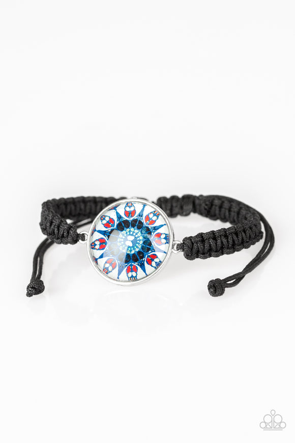 Tropic Topic - Blue Urban Pull Cord Bracelet