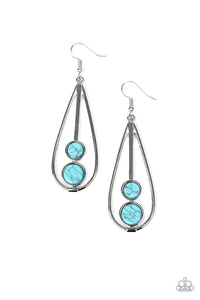 Natural Nova - Blue Earrings