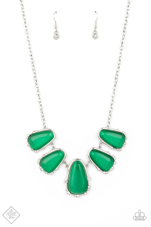 Newport Princess - Green Necklace - Box 7 - Green