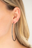 Perfect Shine - Black Hoop Earring