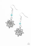 Cactus Blossom - Blue Earrings