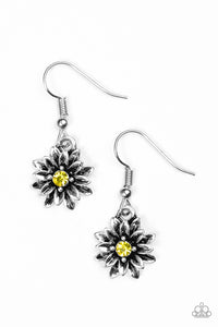 Diamonds and Daisies - Yellow Earring - Box YellowE2