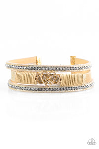 Hustlin' Heart - Gold Urban Bracelet