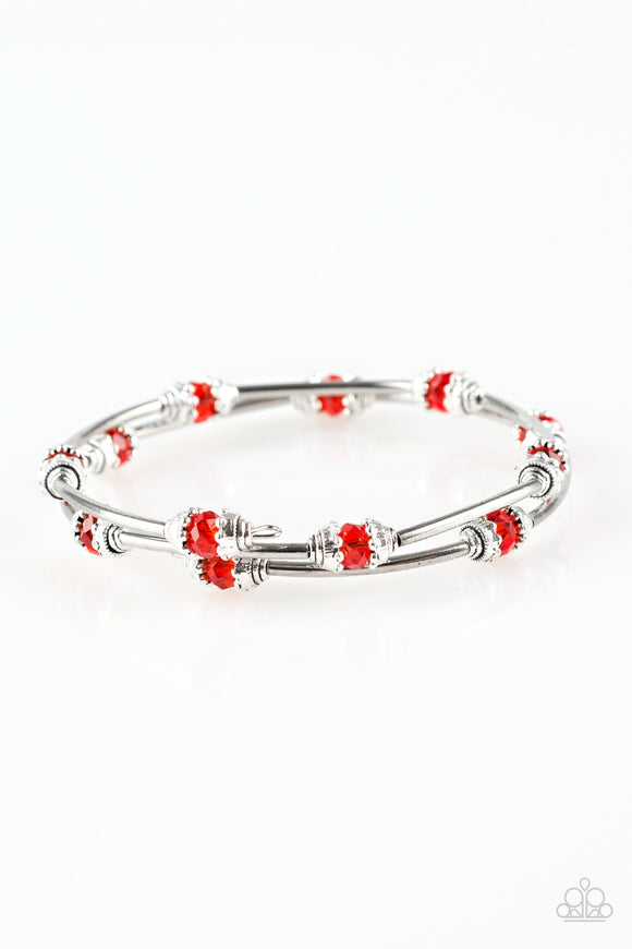 Into Infinity - Red Coil Bracelet