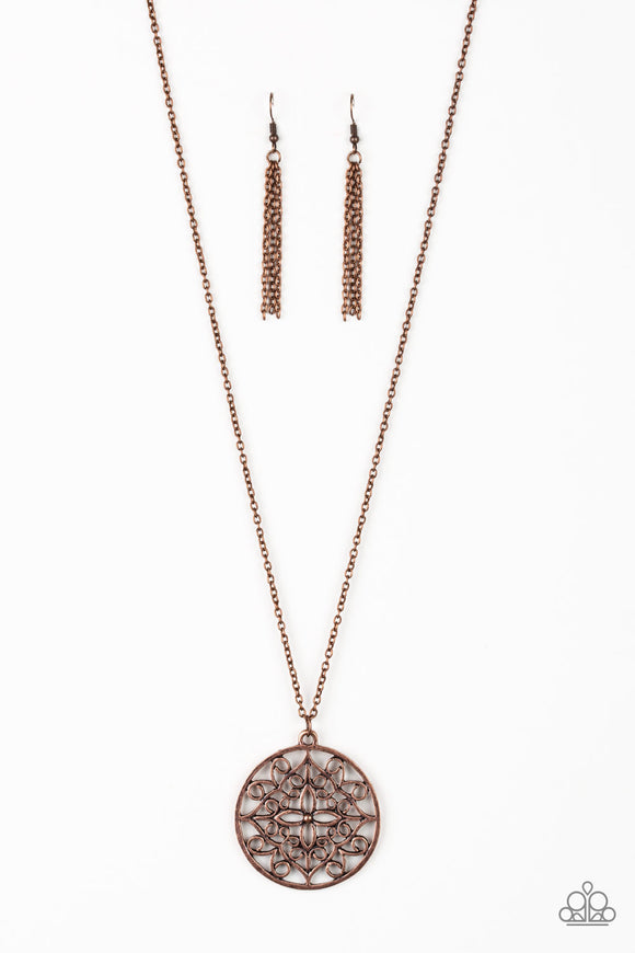 Mandala Melody - Copper Necklace - Box 5 - Copper