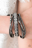 Rhinestone Riot - Black Urban Bracelet