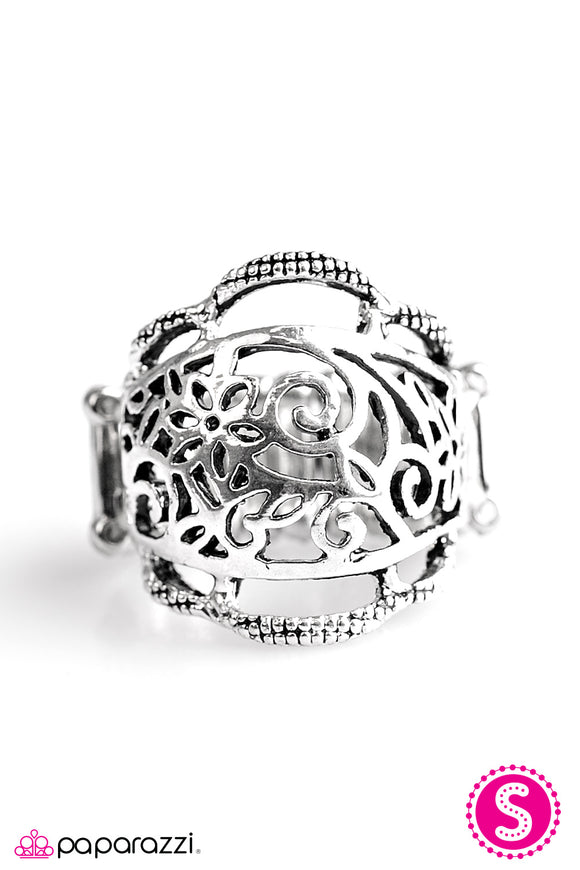 Gorgeous Gardens - Silver Ring - Box 12