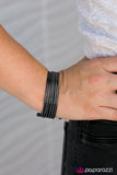 River Rapids - Black Cuff Bracelet - Bangle Box Black