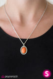 Cast In SANDSTONE - Orange Necklace - Box 5 - Orange