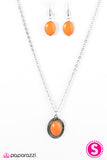 Cast In SANDSTONE - Orange Necklace - Box 5 - Orange