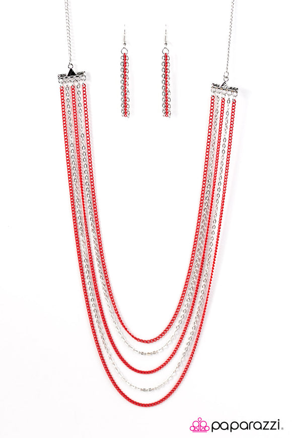 The Rebel In Me - Red Necklace - Box 3 - Red