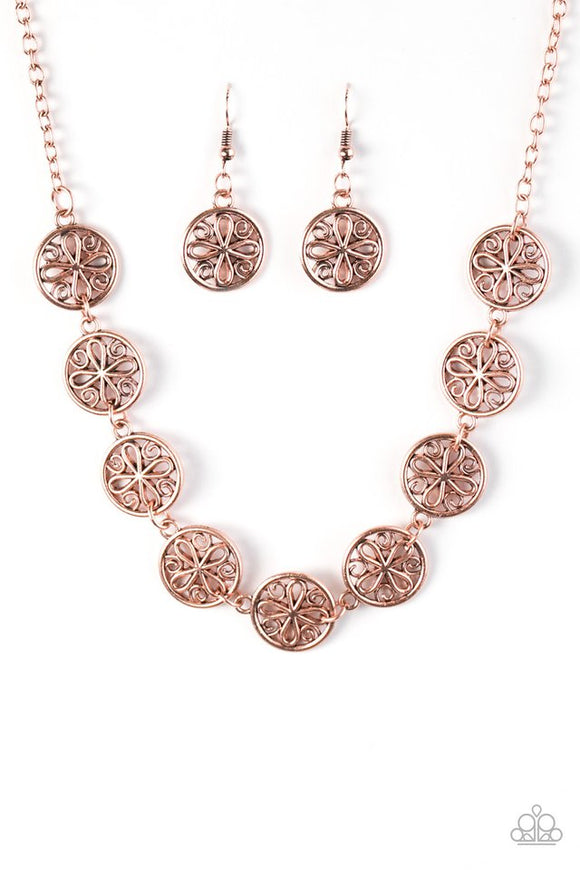 I Can I Wheel - Copper Necklace