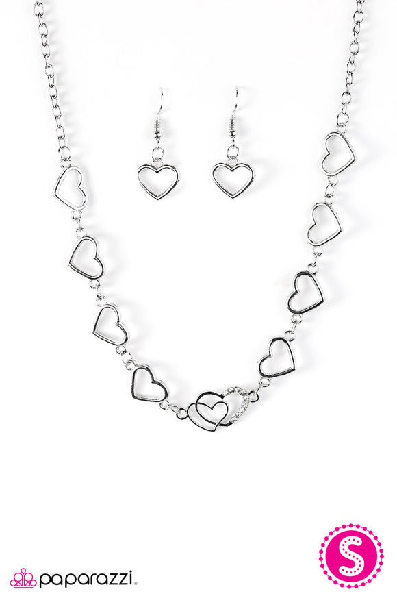 Dear Heart - White Necklace - Box 9 - White