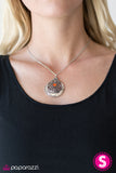 One In A MEDALLION - Orange Necklace - Box 6 - Orange