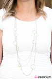 Do The HULA HOOP - Green Necklace - Box 7 - Green