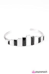 Modern Metro - Black Cuff Bracelet - Bangle Box Black