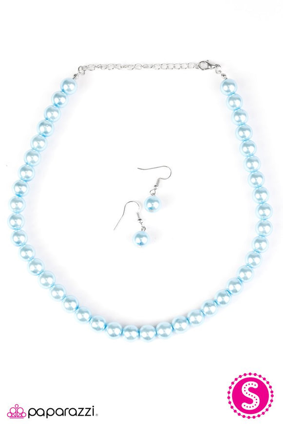 Not Your Mamas Pearls - Blue Necklace - Box 5 - Blue
