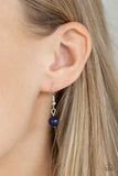 Teardrop Tranquility - Blue Necklace - Box 4 - Blue