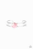 Turn Up The Glow - Pink Cuff Bracelet