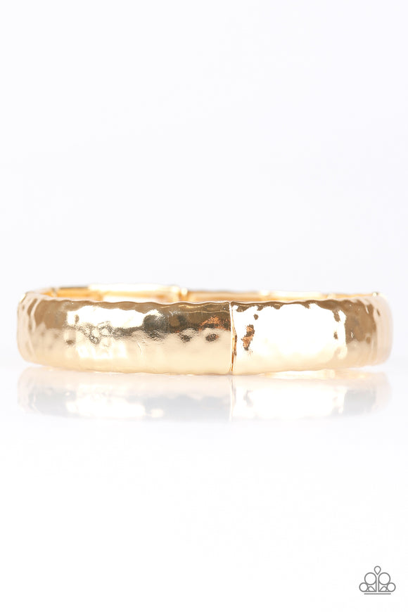 Glimpse Of Glimmer - Gold Stretch Bracelet - Stretch Gold Box