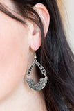 Royal Engagement - Black Earring