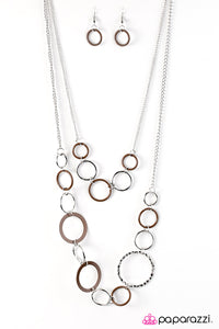 Tropical Bay - Brown Necklace - Box 3 - Brown