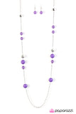 Sweet GLEAMS - Purple Necklace - Box 6 - Purple