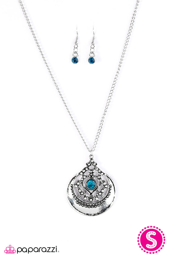 One In A MEDALLION - Blue Necklace - Box 3 - Blue