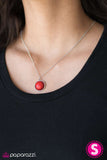 Sandstone Sunsets - Red Necklace - Box 6 - Red