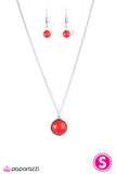 Sandstone Sunsets - Red Necklace - Box 6 - Red