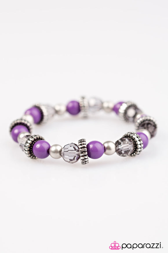 Colors Speak Louder Than Words - Purple Bracelet