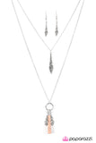 Colorfully Courageous - Brown Necklace - Box 4 - Brown