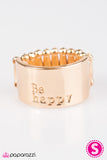 Be happy - Gold Ring - Box 8