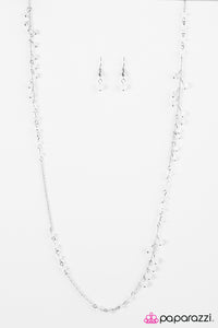 In Your GLITZY-est Dreams - White Necklace - Box 11 - White