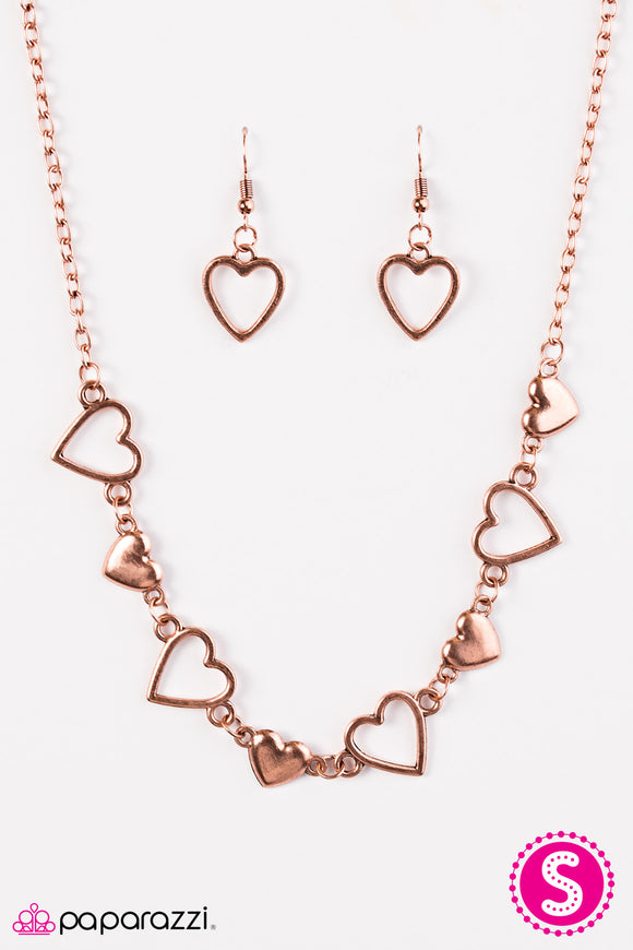 Hustle And Heart - Copper Necklace - Box 3 - Copper