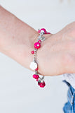 Spoken For - Pink Clasp Bracelet