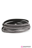 Rock Star Status - Black Urban Bracelet - Box 1 - Black Double Wrap