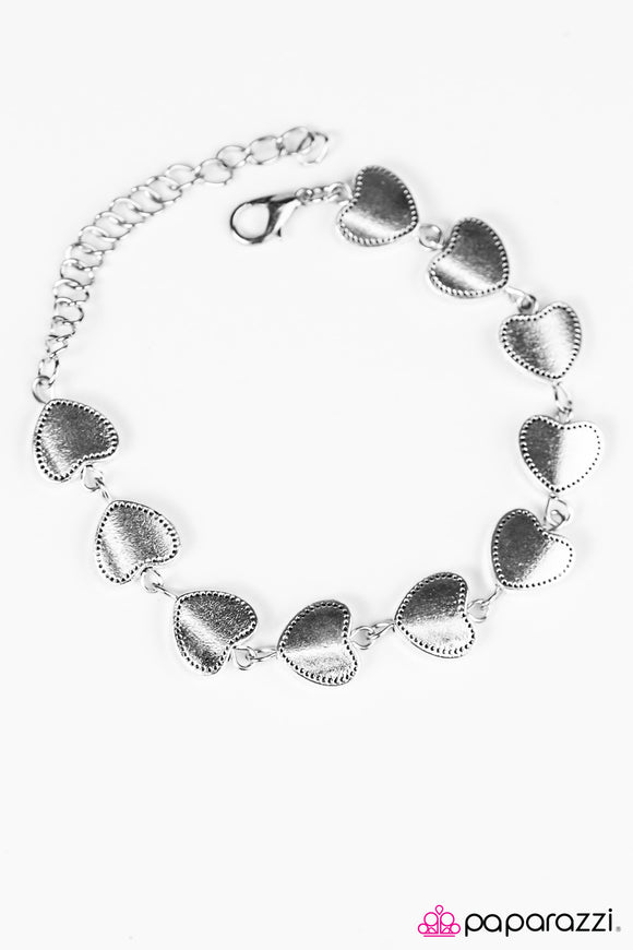 Nothing But HEARTBEAT - Silver Bracelet - Clasp Silver Box