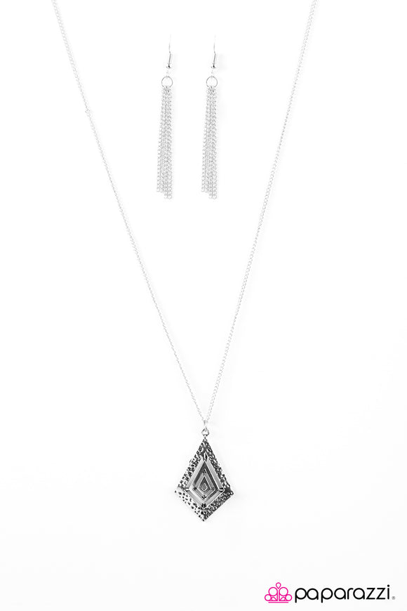 Home Is Where The Tribe Is - Silver Necklace - Box 18 - Silver